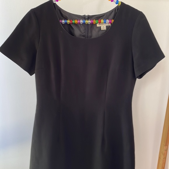 🖤BROWN SUGAR vintage black fitted dress - Picture 6 of 12